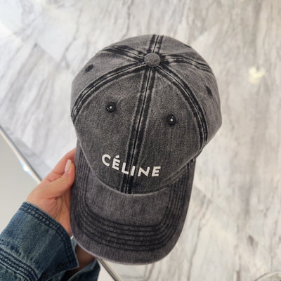 BASEBALL CAP MODEL 650042 IN WASHED BLACK DENIM