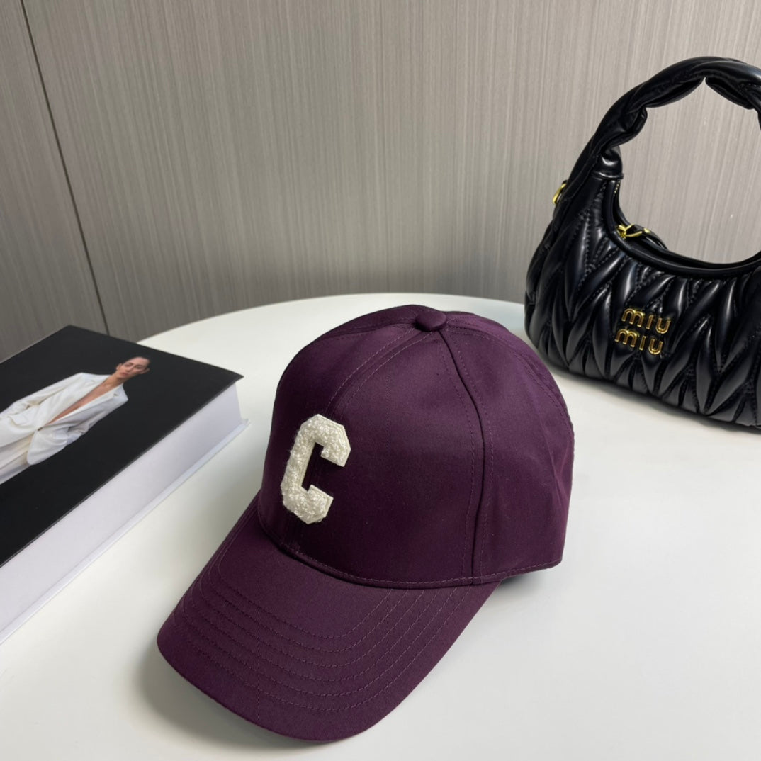 BASEBALL CAP MODEL 650716 IN WINE PURPLE COTTON