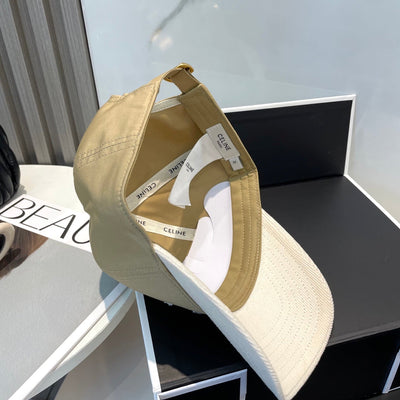 BASEBALL CAP MODEL 652406 IN OLIVE GREEN AND WHITE FABRIC