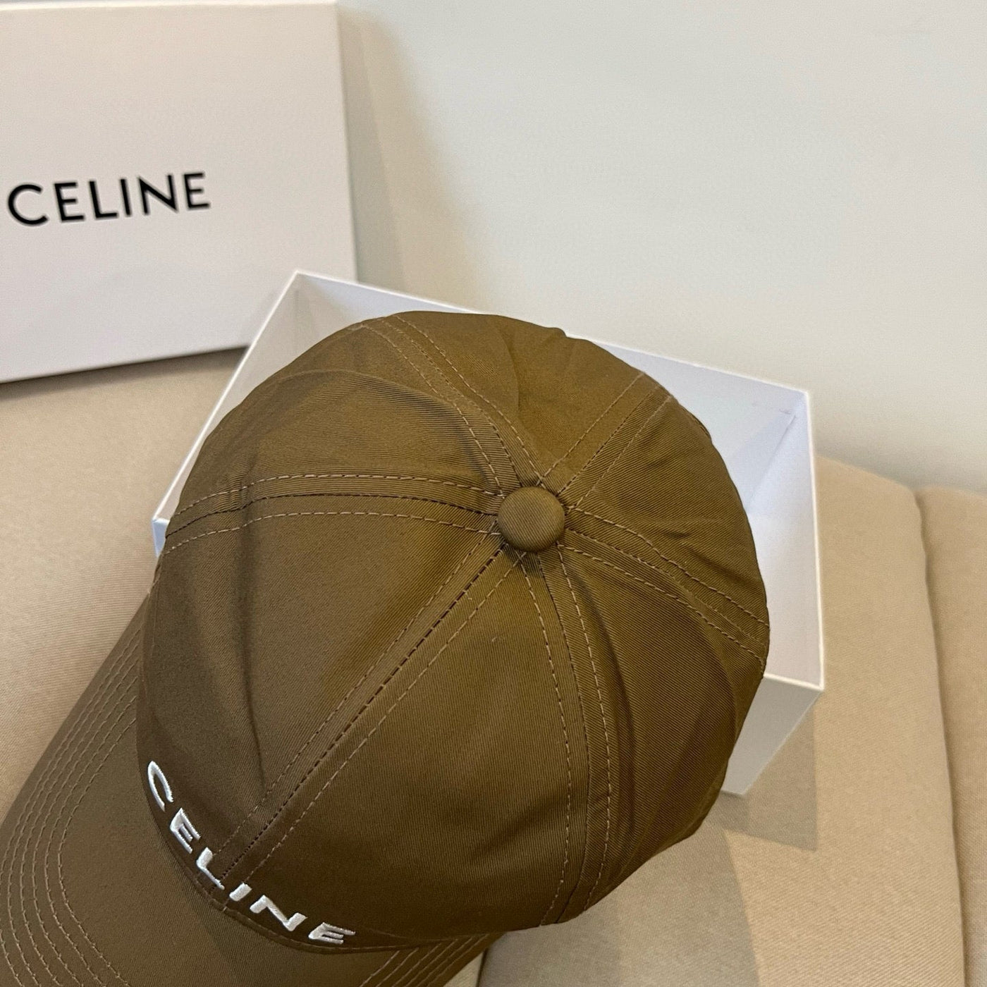 BASEBALL CAP MODEL 650193 IN BROWN FABRIC